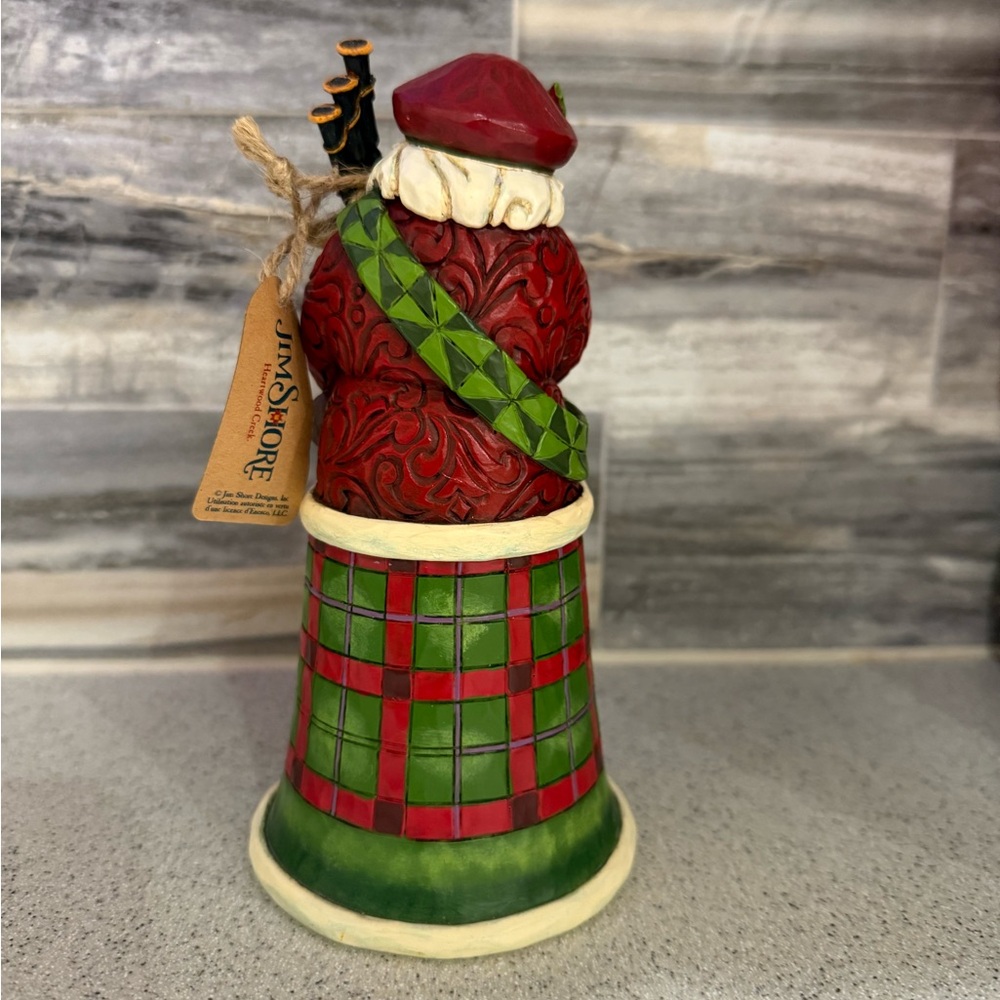 NWT Jim Shore Heartwood Creek Scottish Santa - Picture 2 of 3